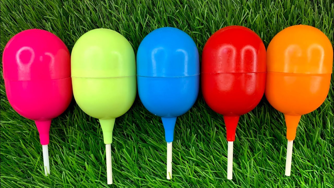 🍭Learn Colors with Lollipops and Sweets | Bright ASMR Yummy Rainbow Lollipops ASMR|Part|650