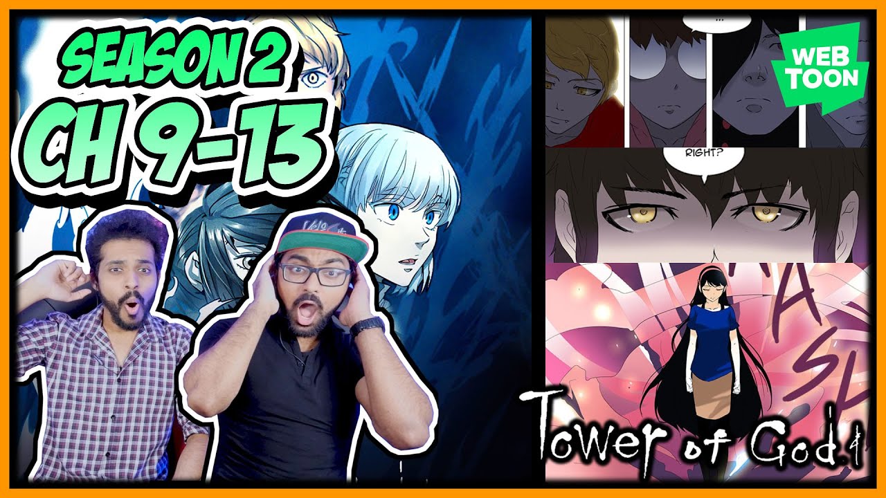 JUE VIOLE GRACE IS CRACKED! TOWER OF GOD SEASON 2 - CHAPTER 9 - 13 REACTION | WEBTOON REACTION