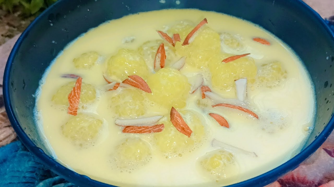 नवरात्रि स्पेशल साबूदाने की रसमलाई की रेसिपी | Sabudana Recipe | Rasmalai Recipe 