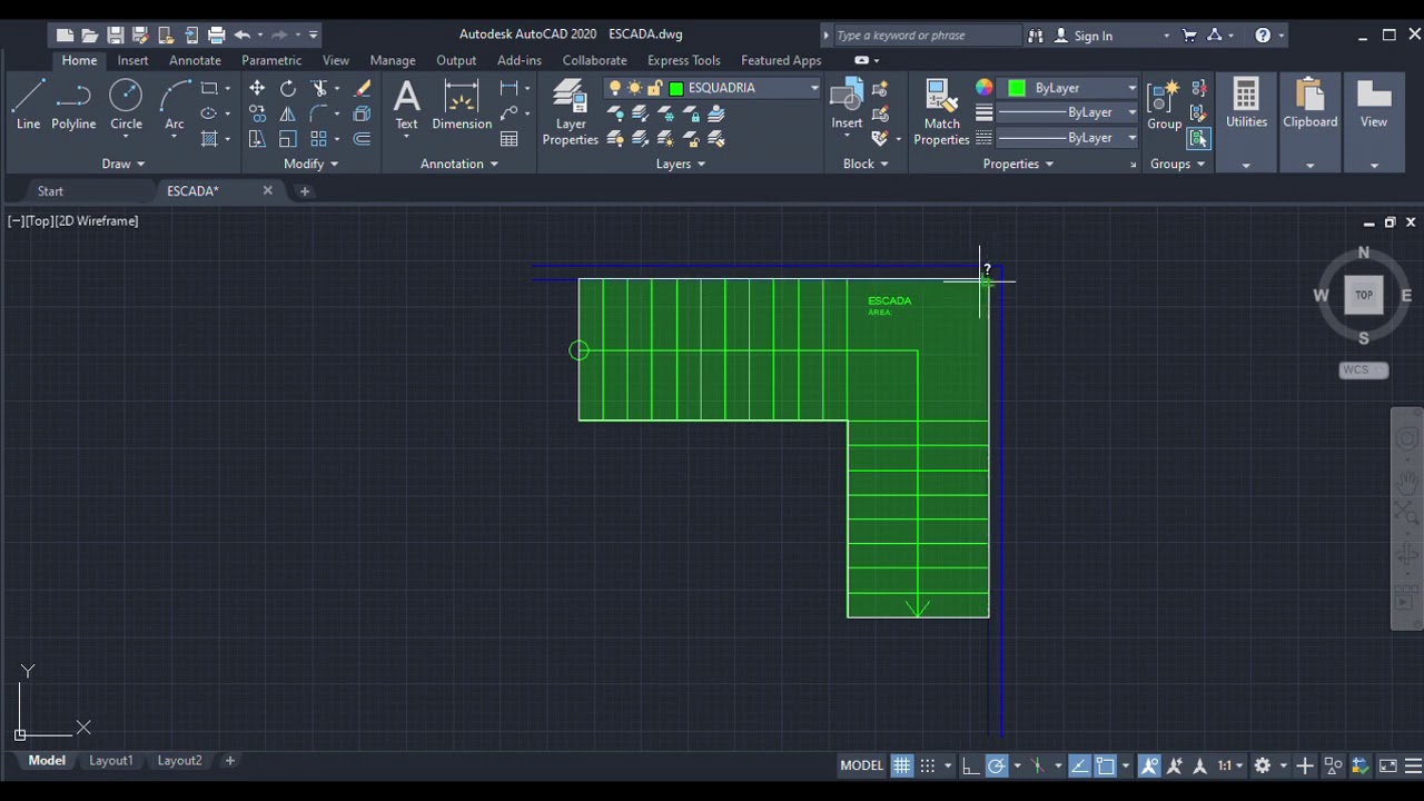 TUTORIALZIN DE COMO PROJETAR ESCADA NO AUTOCAD