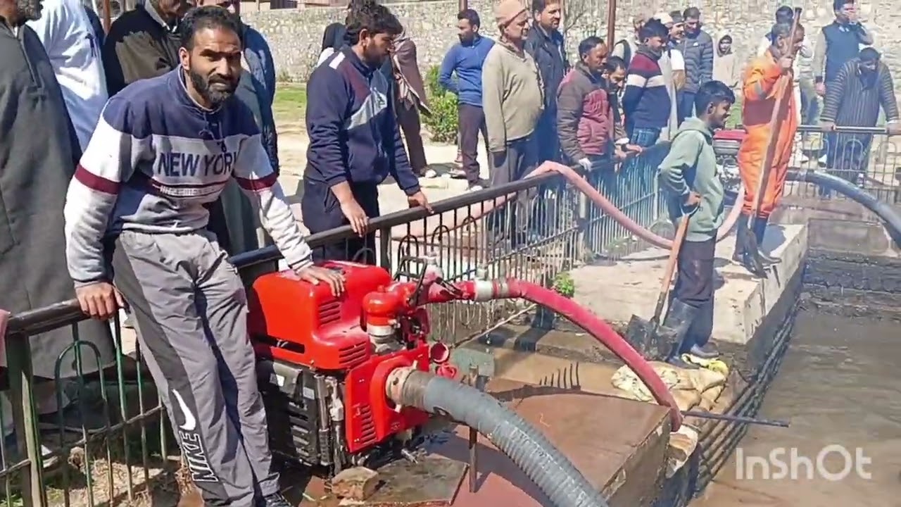 Cleaning spring of sherbag Municipality  #viral #subscribe 