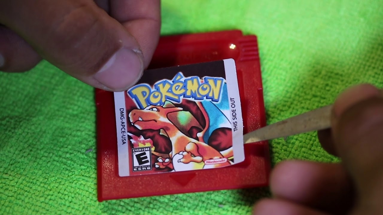 How to Refurbish/Replace Gameboy Cartridge Labels