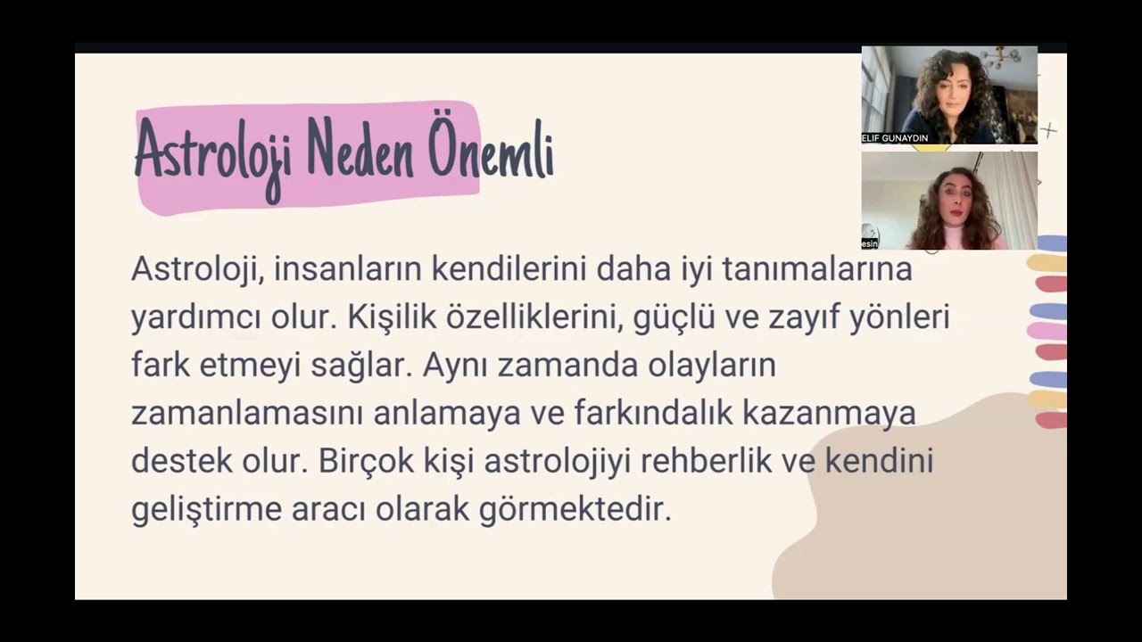 Astroloji Sohbetleri Başlıyor | İlk Video 🌙