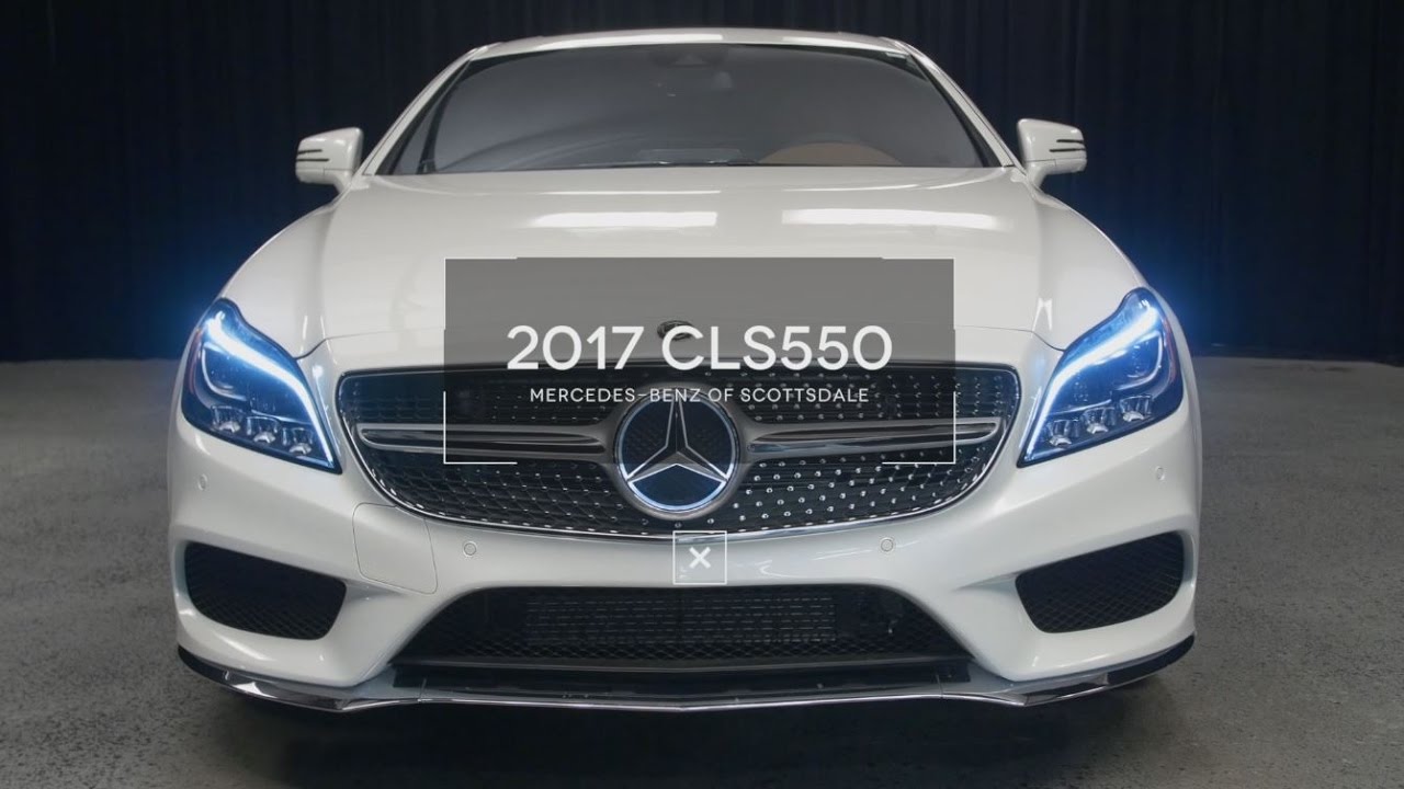 Внешний вид и интерьер Mercedes-Benz CLS 550 2017 года от Mercedes Benz of Scottsdale.