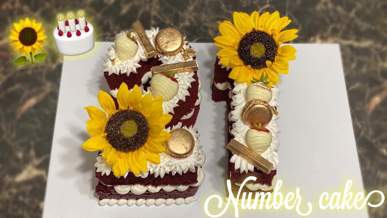 The EASIEST Number Cake | Pastel de números FÁCIL