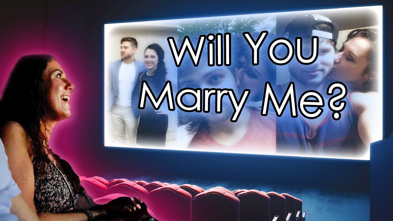 I PROPOSED TO MY GIRLFRIEND IN A MOVIE THEATER!