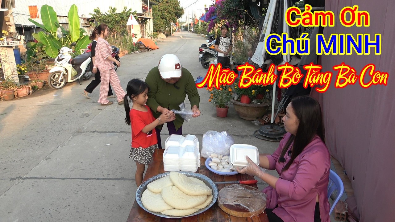 Sáng Được Chú MINH Ở CANADA Mão Hết Mâm Bánh Bò Xớp Nước Cốt Dừa |Gửi Tặng Bà Con Ăn Sáng\DDĐQ