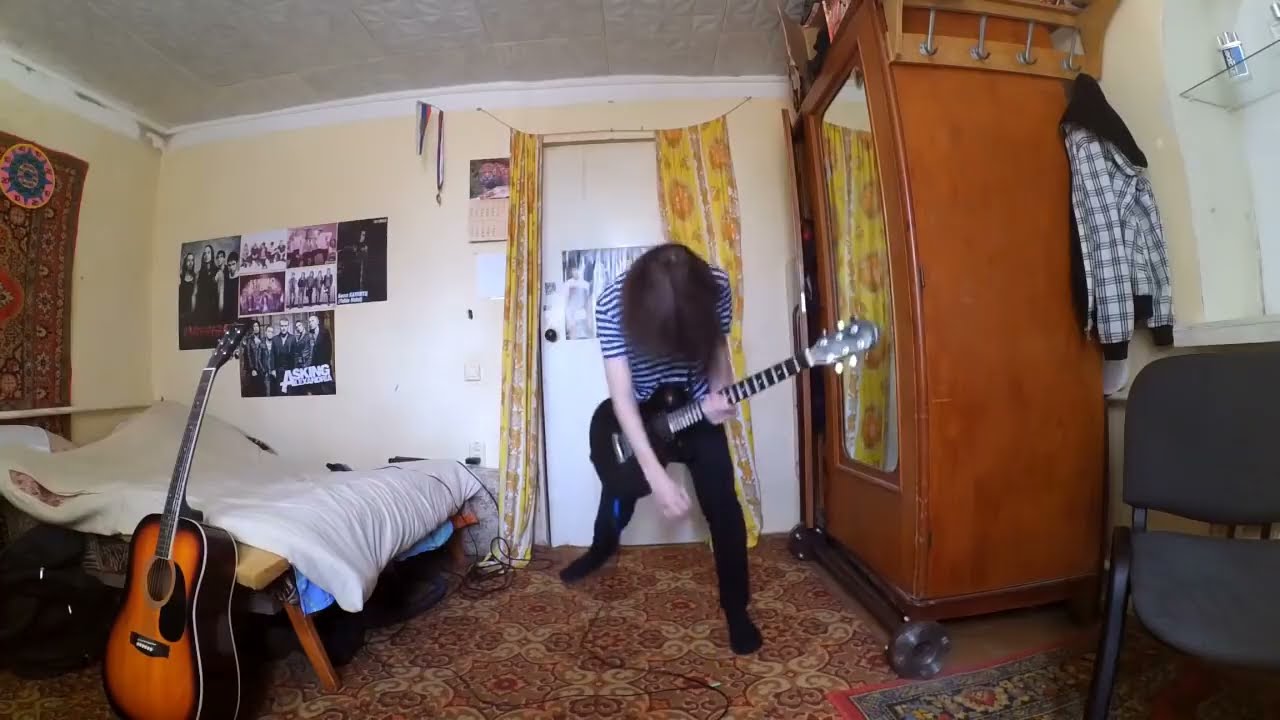 Asking Alexandria - Hey There Mr. Brooks (Guitar Cover)