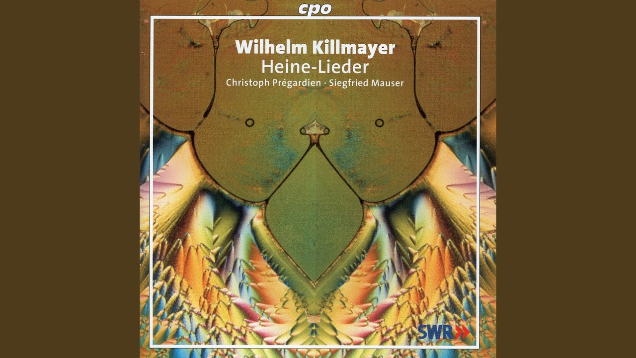 Heine-Lieder: Pt. I. Ich hab im Traum. Ich hab im Traum geweinet