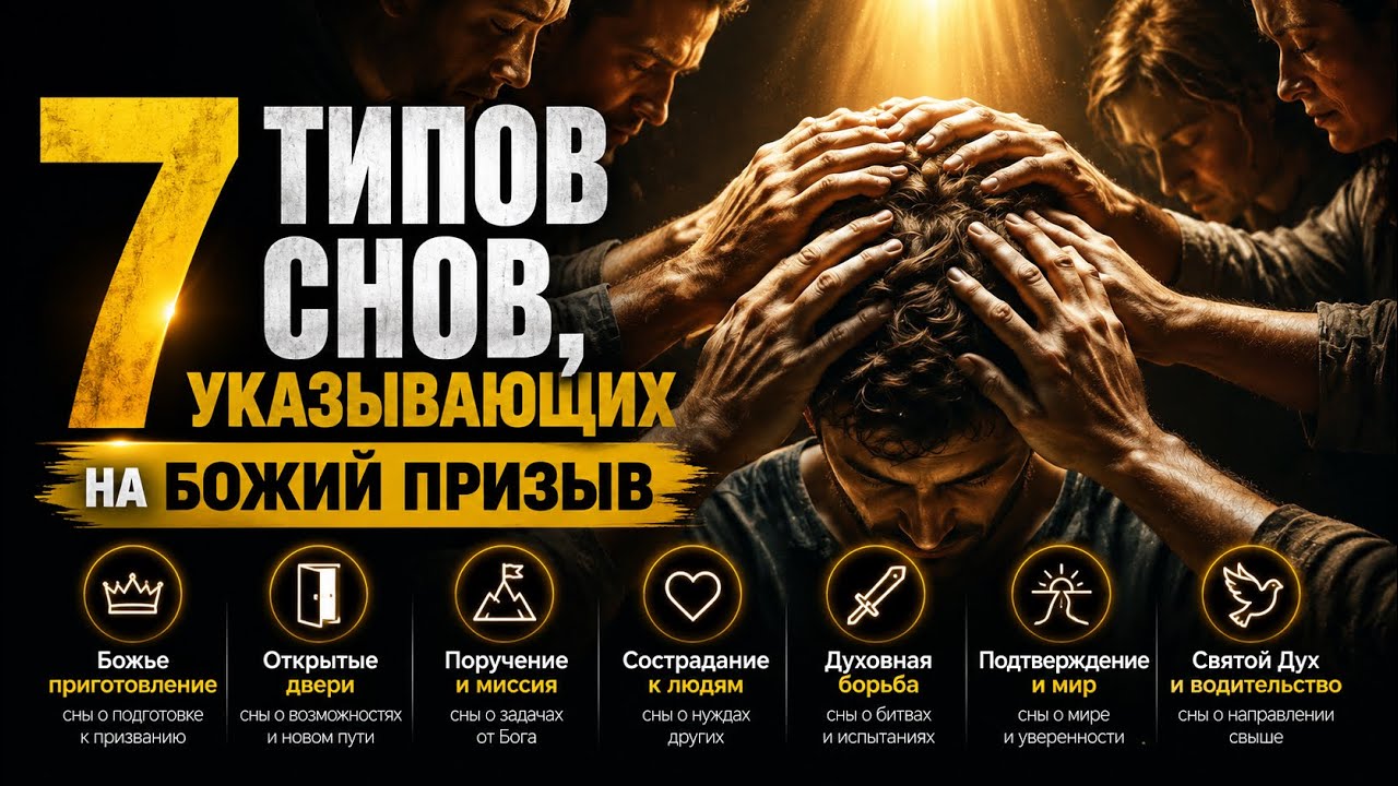 УРОКИ ЖИЗНИ &laquo;Семь типов снов, указывающих на Божий призыв&raquo; Пастор Андрей Шаповалов