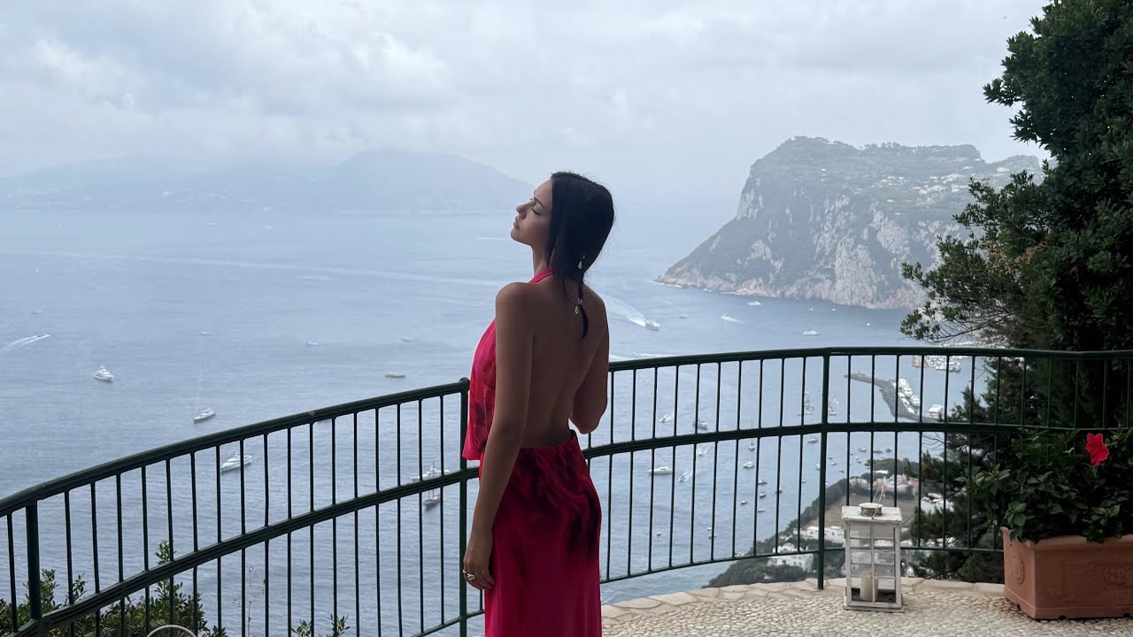 Capri ,  italya’da yaz