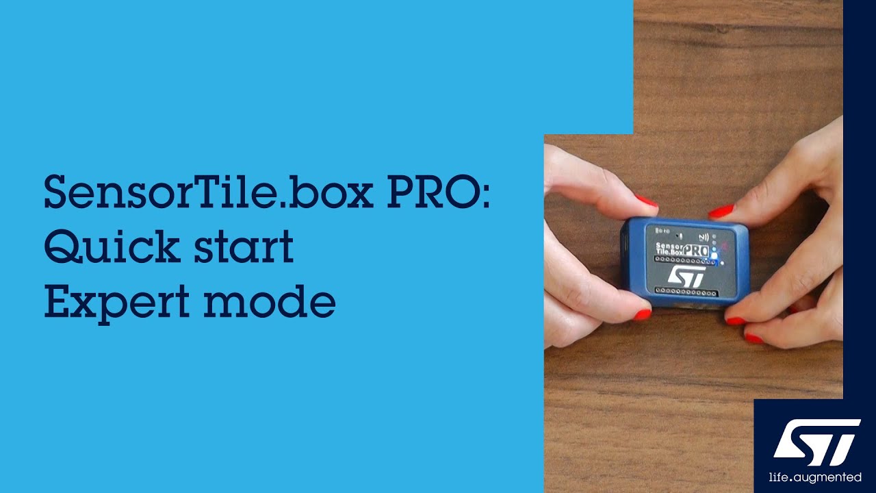 SensorTilebox PRO: Quick start Expert mode
