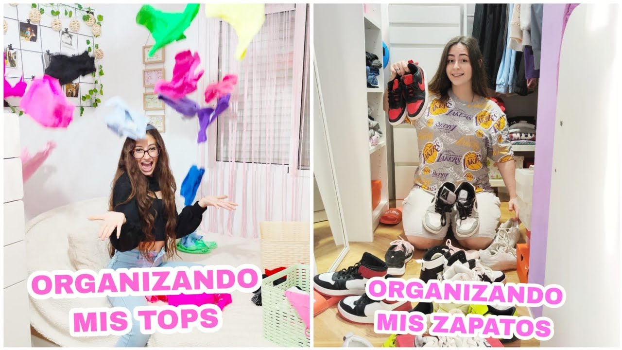 Rutina de tarde de Nicole y Ariel / Organizamos nuestra ropa y zapatos
