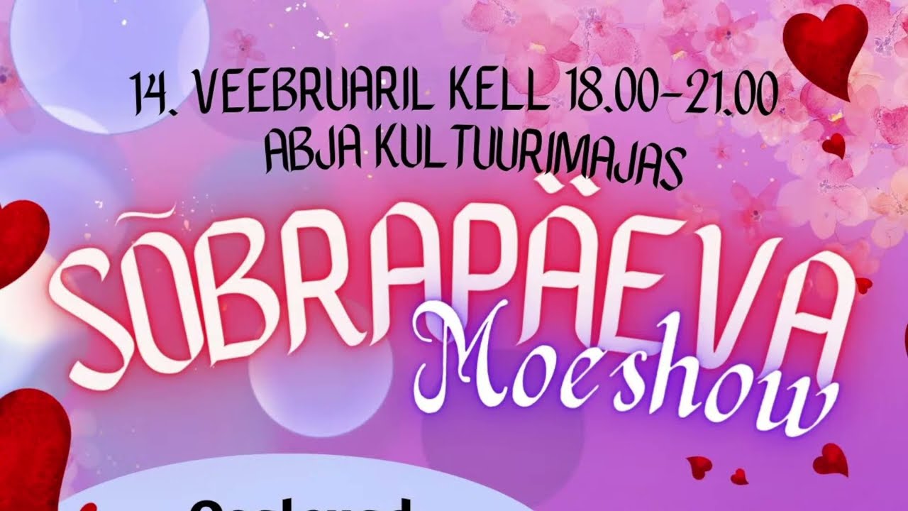 Abja Gümnaasiumi sõbrapäeva moeshow