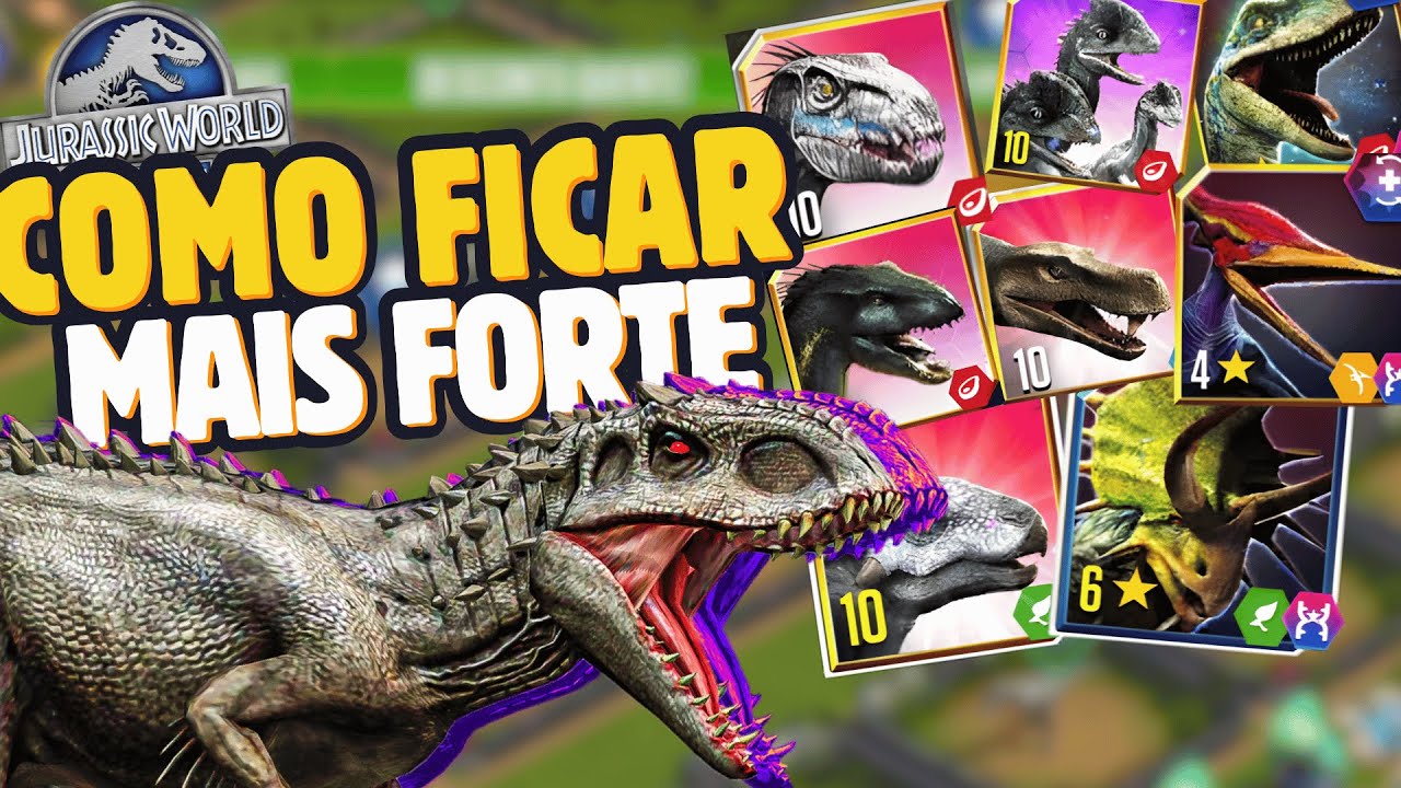 COMO FICAR MAIS FORTE NO JURASSIC WORLD THE GAME - Jurassic World