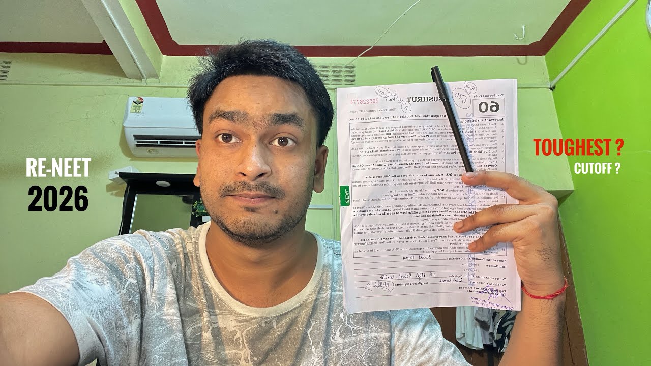 ОБЗОР RE-NEET 2026❤️&zwj;🩹 || Самый сложный экзамен NEET в истории❔