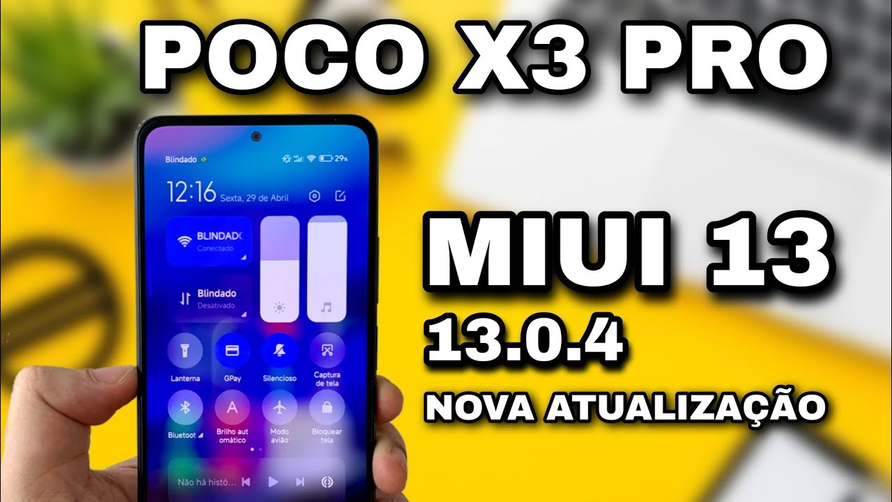 Finalmente - Poco X Pro - Nova Atualização - Miui 13.0.4 Android 12