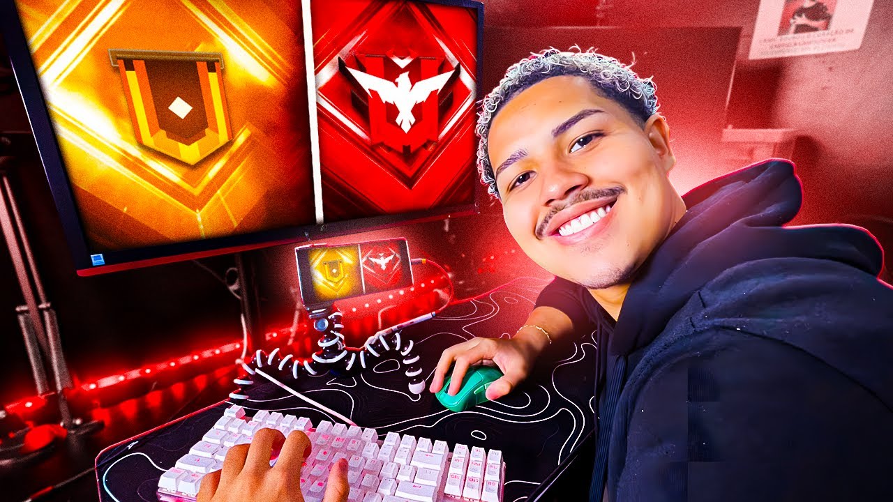 FINALMENTE PEGUEI MESTRE SOLO VS SQUAD NA NOVA TEMPORADA!! FREE FIRE