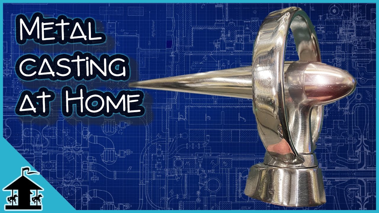 Successfully Casting a Pewter Hood Ornament!