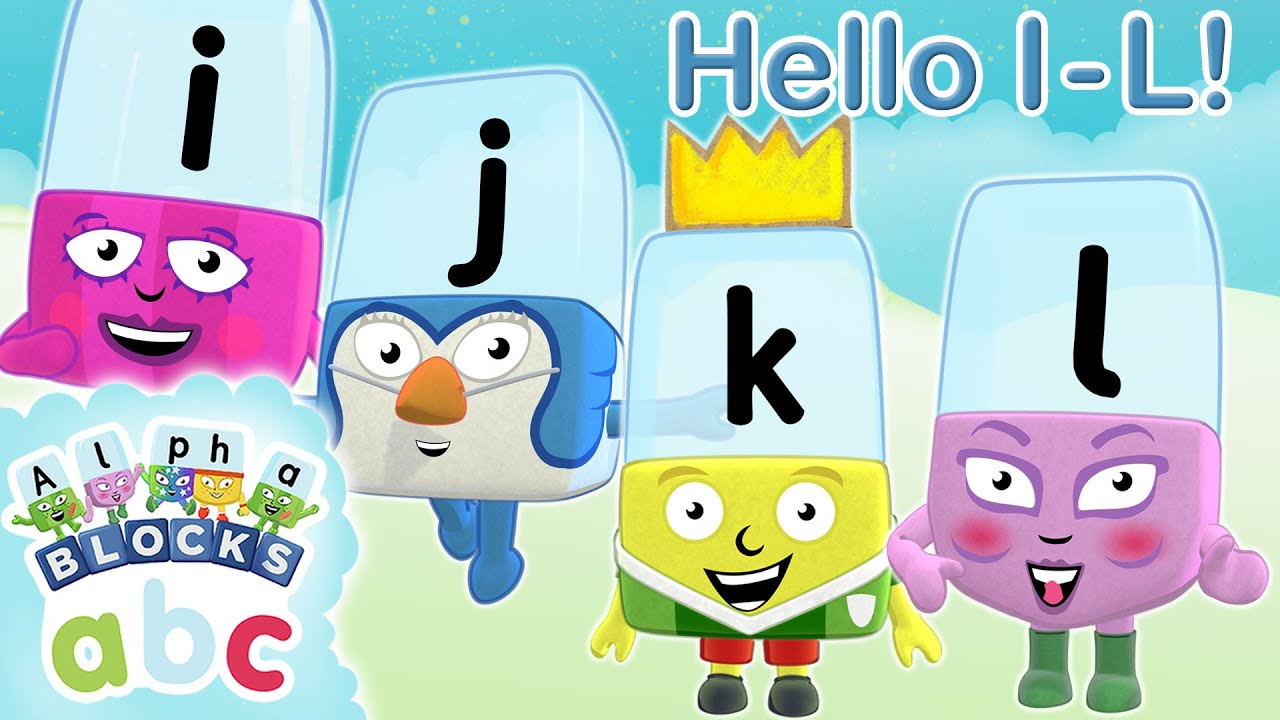 @officialalphablocks - Say Hello to Letters I, J, K and L! | Meet the Alphabet | Phonics