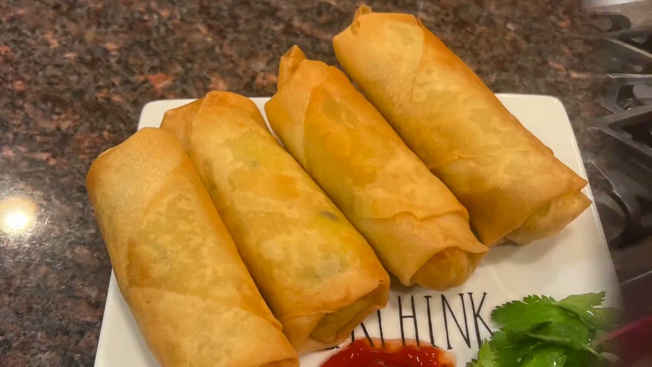 spring rolls with Potato stuffing
