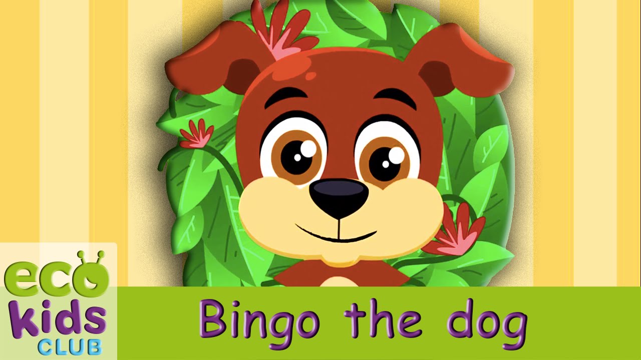 Bingo the dog from EcoKids Club - Children Nursery Rhyme