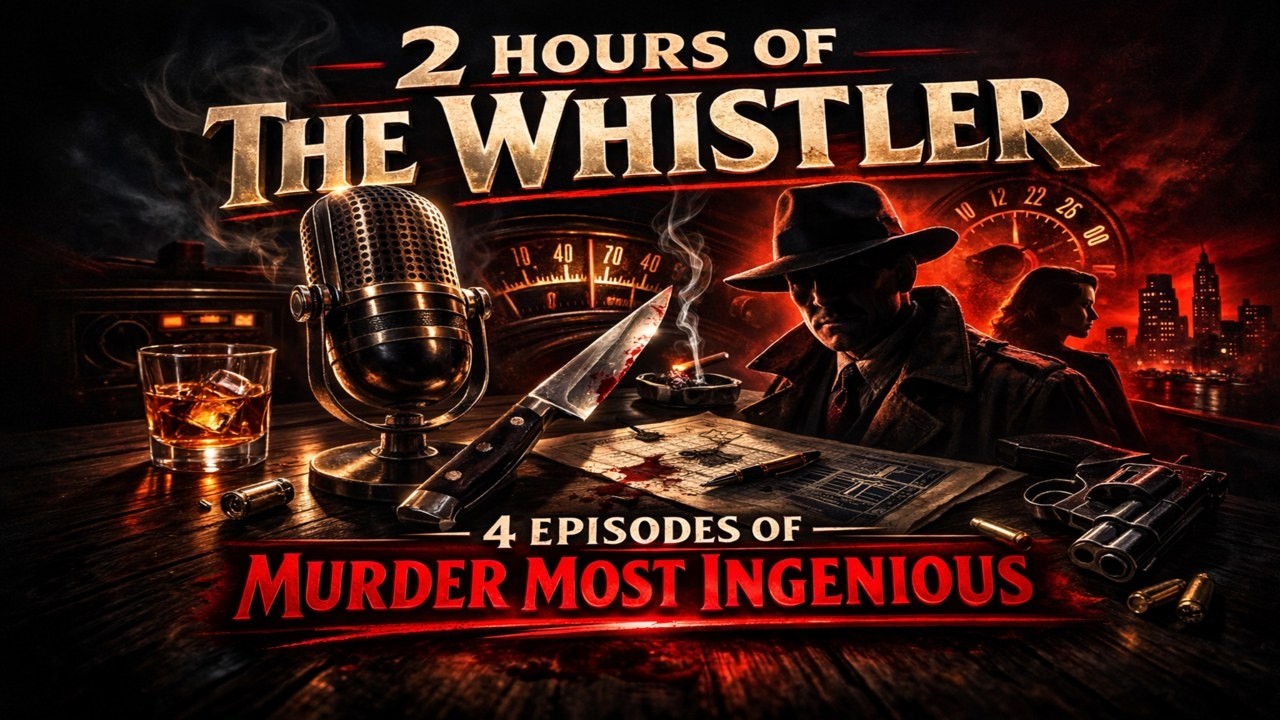 2 Hours of The Whistler - 4 Episodes of Murder Most Ingenious