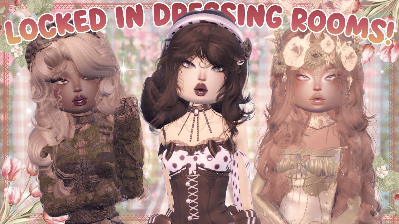 *LOCKING* Myself in the *DRESSING ROOMS* in DRESS TO IMPRESS! (Roblox)