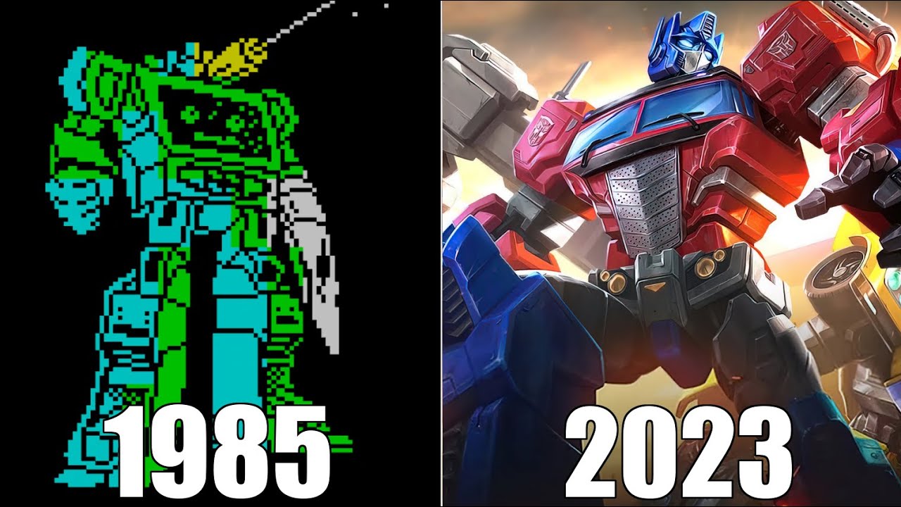 Evolution of Transformers Games [1985-2023]