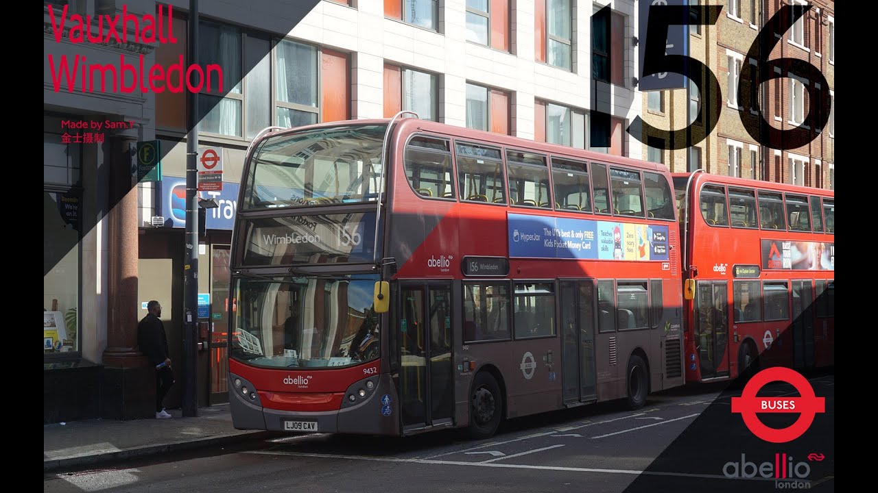 London Buses: Vauxhall 156 Wimbledon