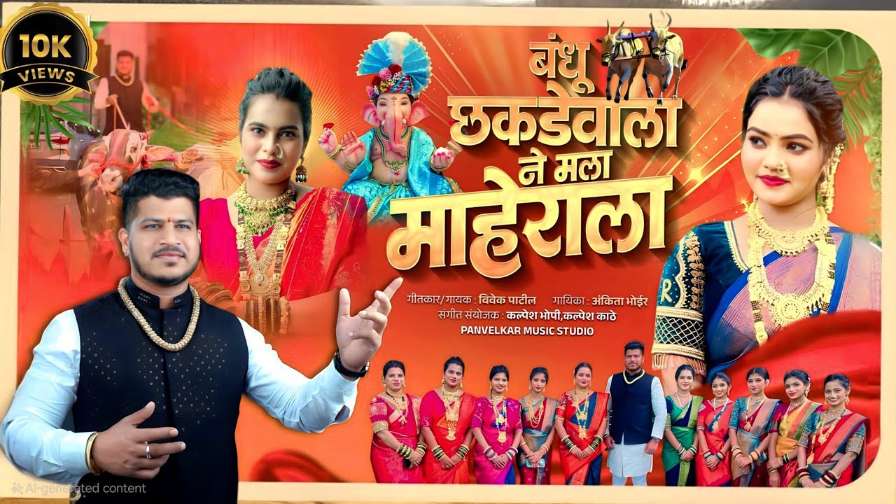 बंधू यो छकडेवाला |bandhu yo chakdewala|feryanchigani|newganpatisong2025|Vivekpatil Ankita bhoir