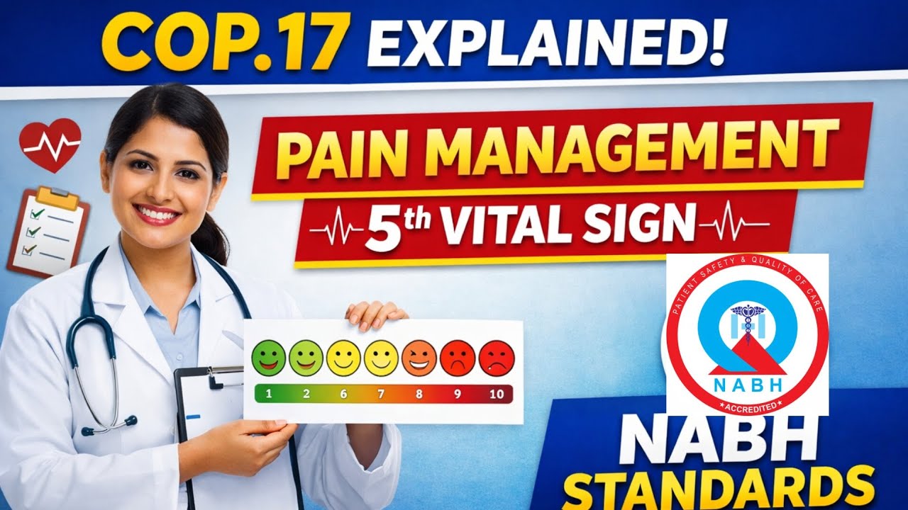 COP 17 | Pain Management as 5th Vital Sign | NABH 6th Edition 