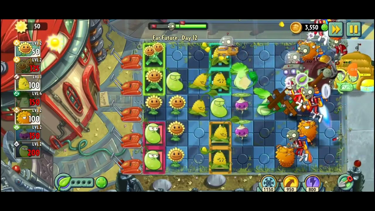 Plants vs Zombies 2 World Far Future 12