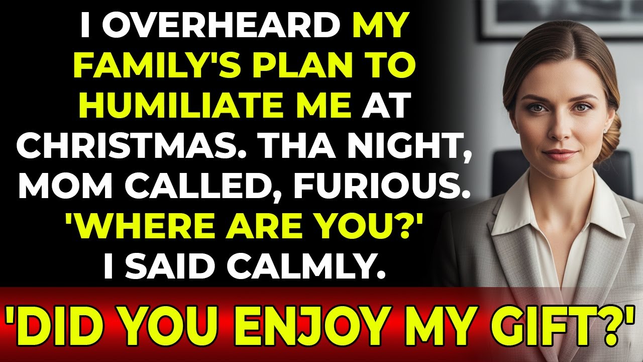 That Night, I Overheard My Family's Plan To Humiliate Me At Christmas.
