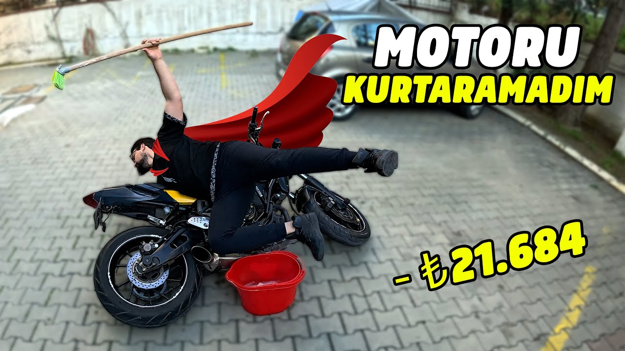 MOTOR YIKAMAM ZEHİR OLDU - MT07