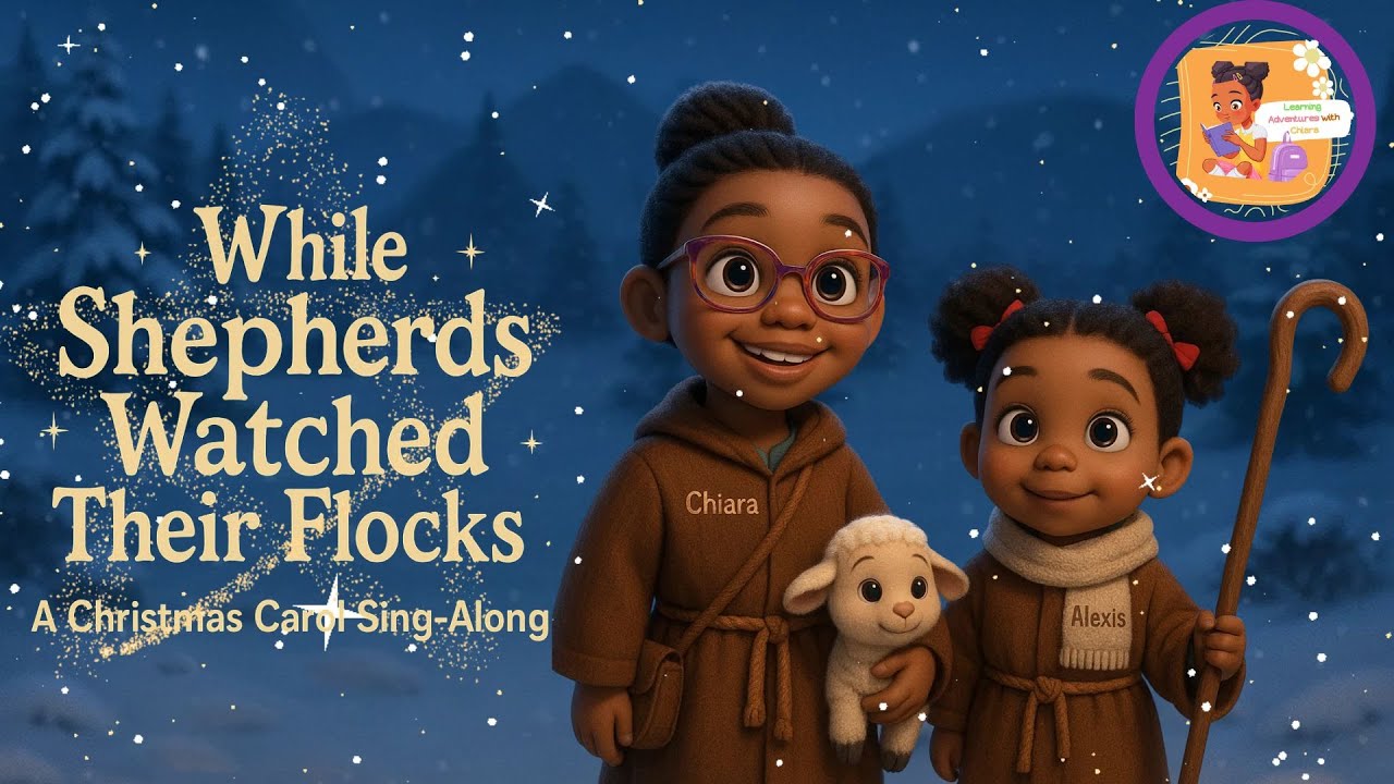 While Shepherds Watched Their Flocks | Christmas Carol Sing-Along with Lyrics