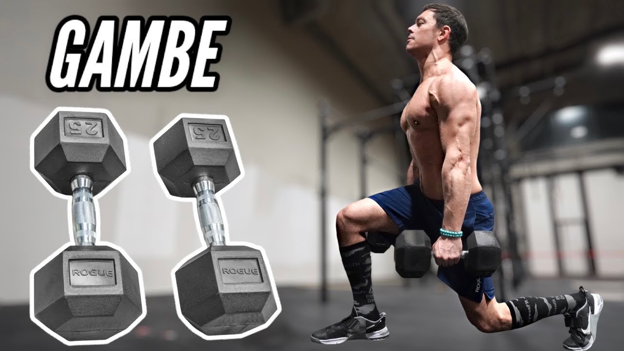ALLENAMENTO COMPLETO GAMBE SOLO MANUBRI / ONLY DUMBELLS LEGS