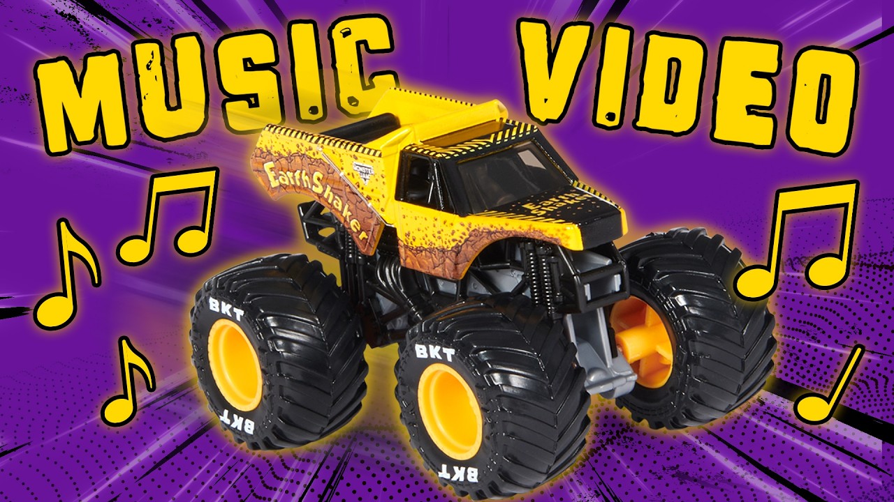 Earth Shaker Fan Music Video 🌎🎶 | Monster Jam Trucks Song #7