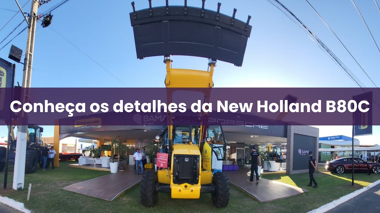 RETROESCAVADEIRA B80C DA NEW HOLLAND