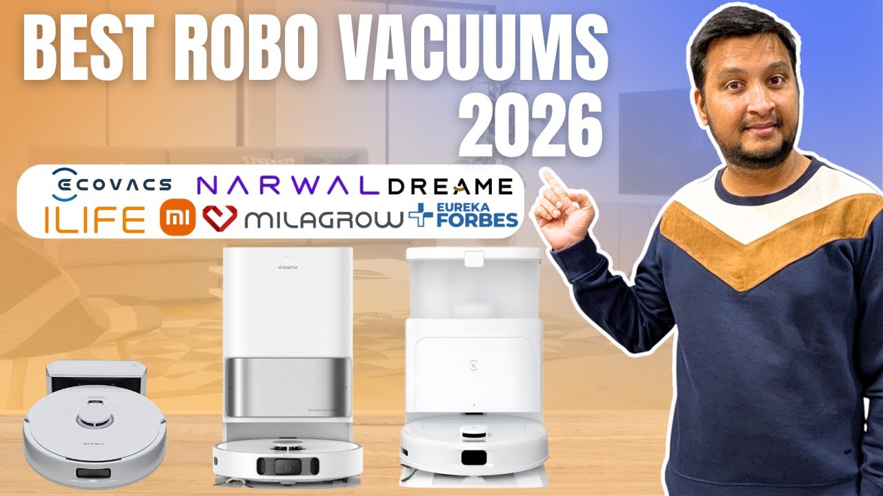 Best Robot Vacuum Cleaners in India 2026 🚀 |  Manual vs Fully Automatic | Best Deals in Sale