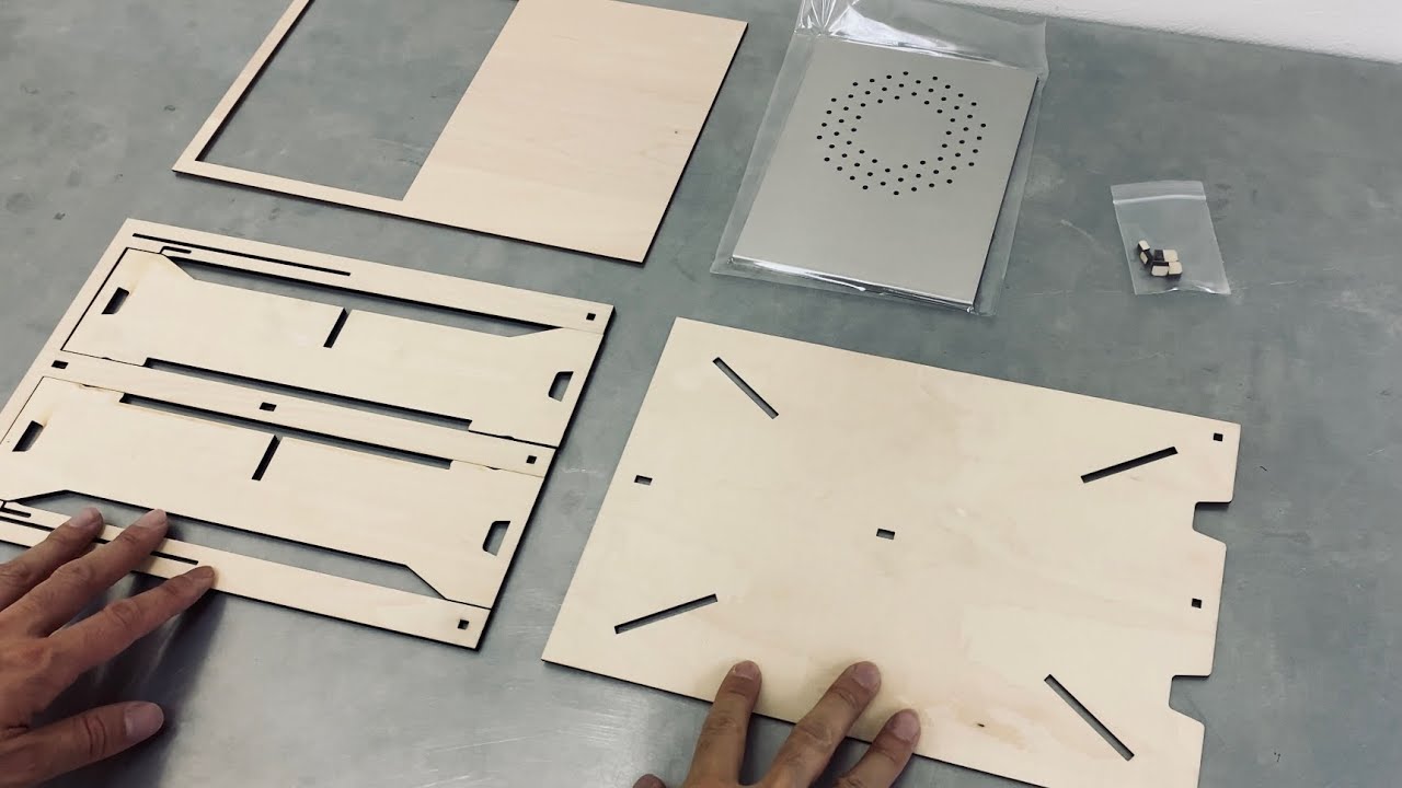 [組み立て方動画]　Wood table Two Face DIYキット[UR802]