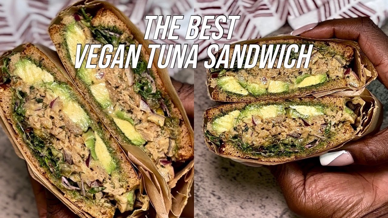 ЛУЧШИЙ сэндвич с тунцом на растительной основе для веганов | Pretty Brown Vegan