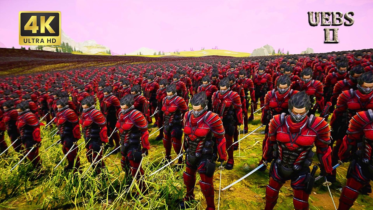 EPIC BATTLE: 500,000 ROMAN GENERALS VS NINJAS VS HEAVY KNIGHTS VS TEMPLARS | UEBS 2