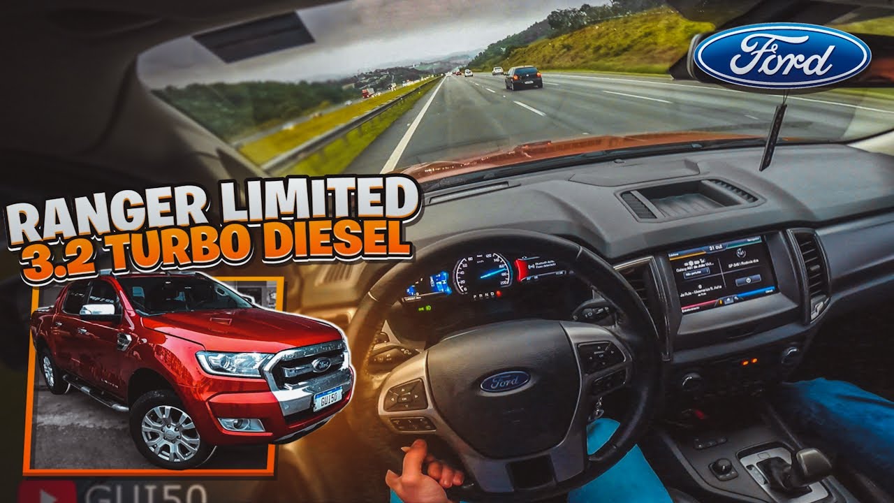 FORD RANGER LIMITED 3.2 TURBO DIESEL - ACELERANDO E PRIMEIRAS IMPRESSÕES DESSA PICK UP AGRESSIVA 👍