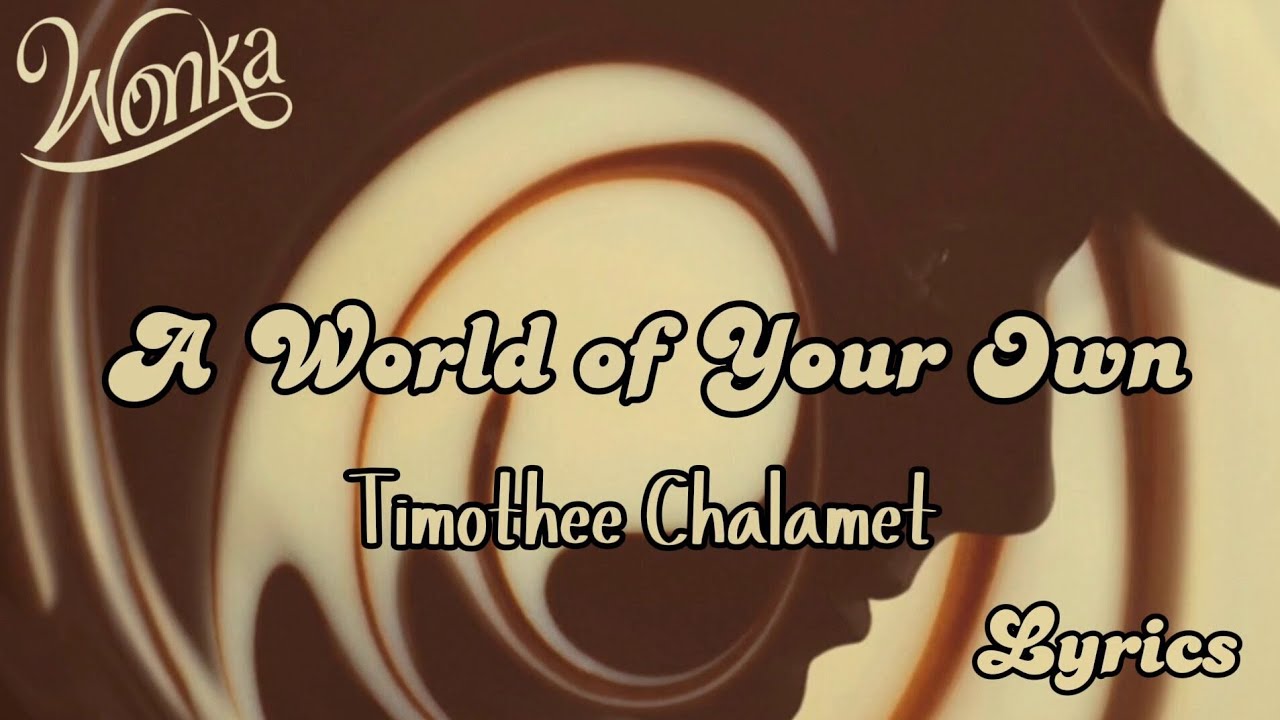 Timoth&eacute;e Chalamet - A World of Your Own (Lyrics) [From Wonka]