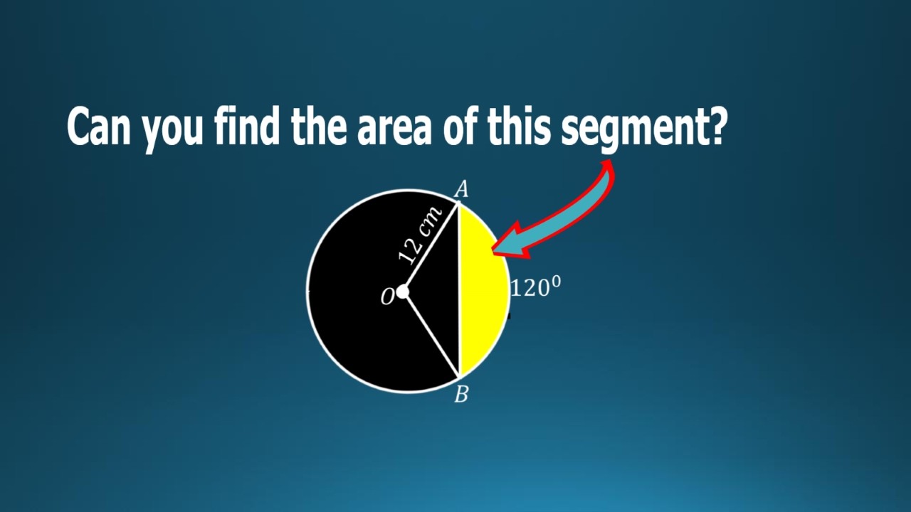 Area of a Segment of a Circle | Geometry | Math Video Central