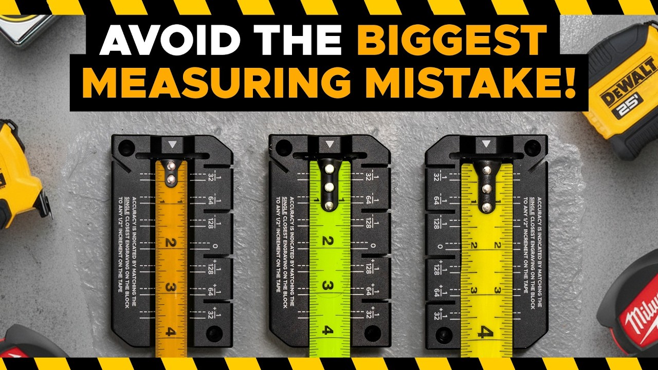 Tape Measure Accuracy Block - Never Wonder if Your Tape Measure is Accurate or Calibrated