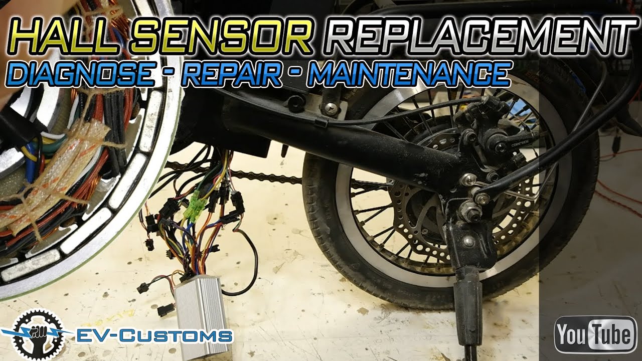 How to Diagnose Repair and Maintenance BLDC Hub Motor ( HALL SENSOR REPLACEMENT )