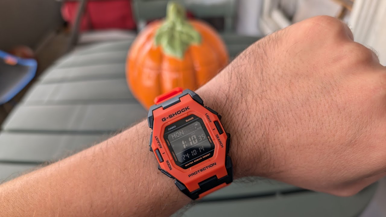 G-Shock Unboxing Orange/Black GD-B500 🎃 Just In Time For Halloween