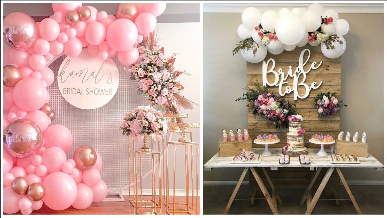 Latest Bridal Shower Decoration Ideas 2022 || Easy and Simple Bridal Shower Decor at Home